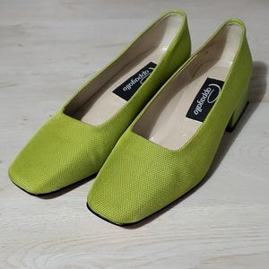 Vintage Lime Green Pappagallo Pumps